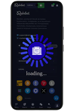 Rainbet APK installationsproces på Android-enhed